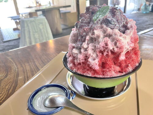 峠の茶屋-かき氷③