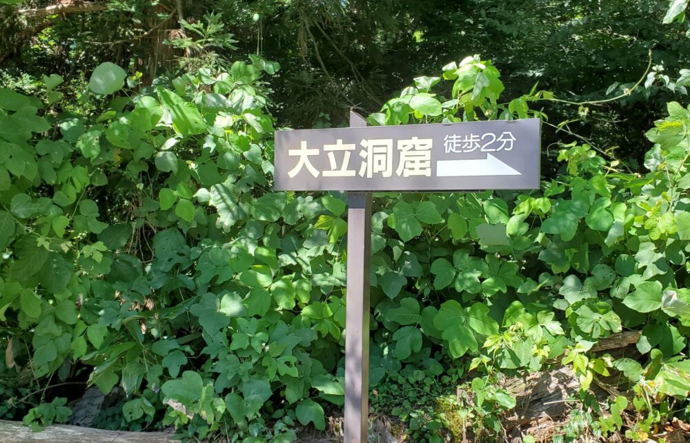 大立洞窟ー看板3