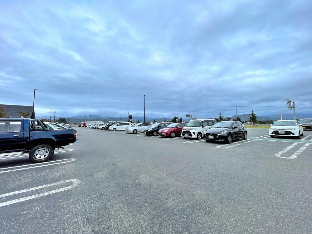 米沢ラーメン毘沙門-駐車場