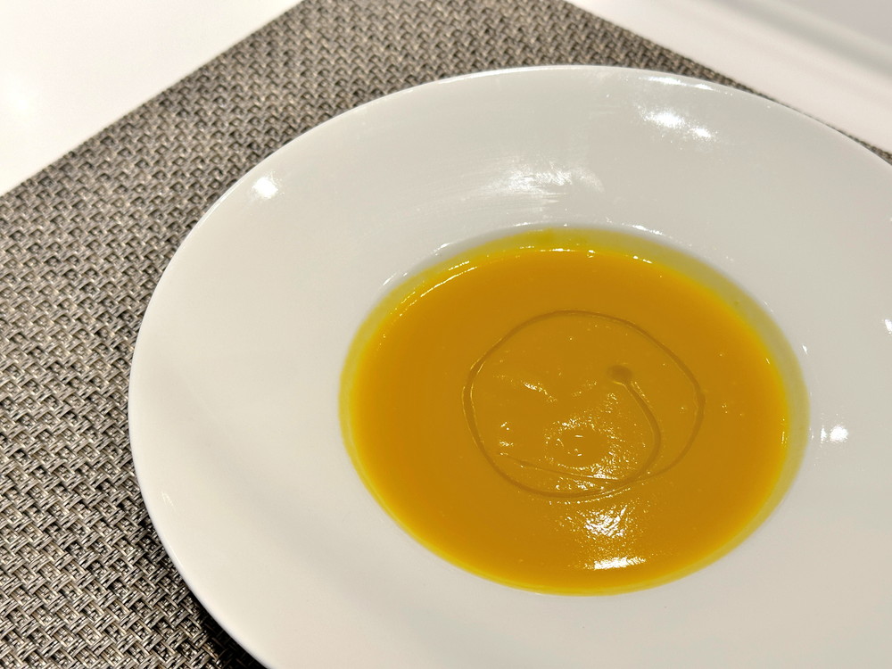 秋のやまがた野菜・イタリア野菜料理フェア-かほくイタリア野菜バターナッツのスープ②