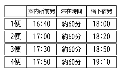 ShuttleBus_timetable