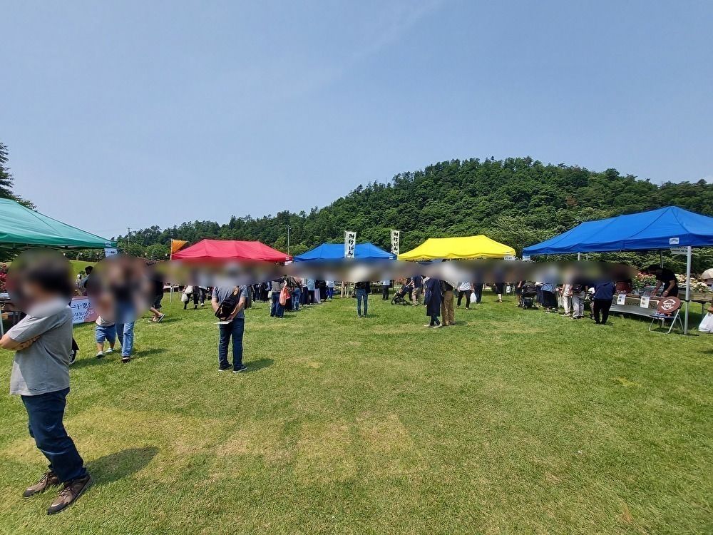 バラまつりー出店５