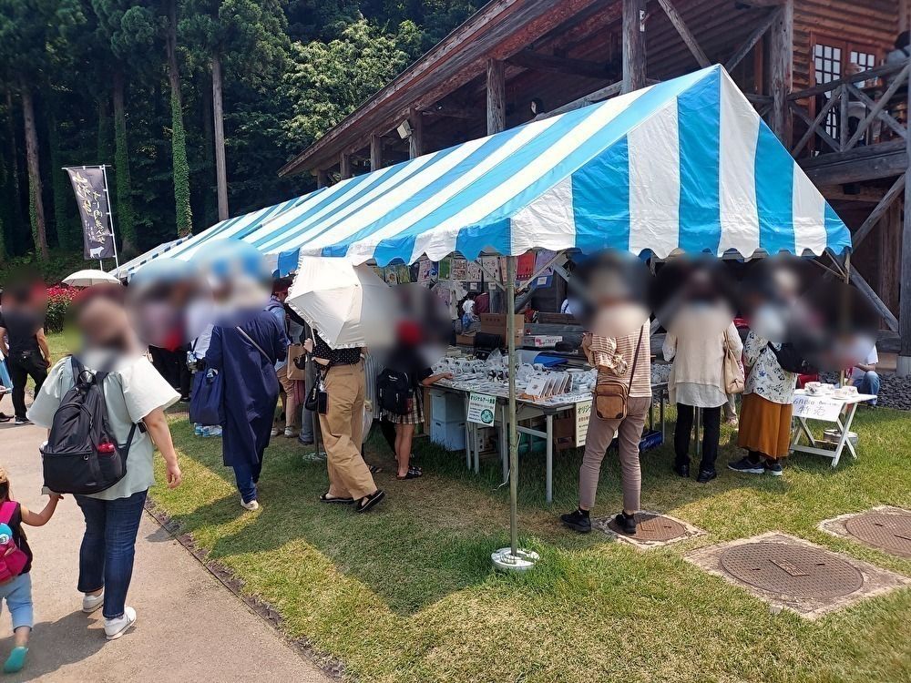 バラまつりー出店２