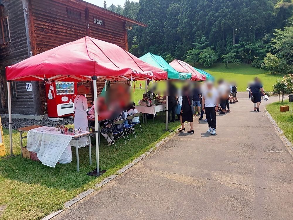 バラまつりー出店４