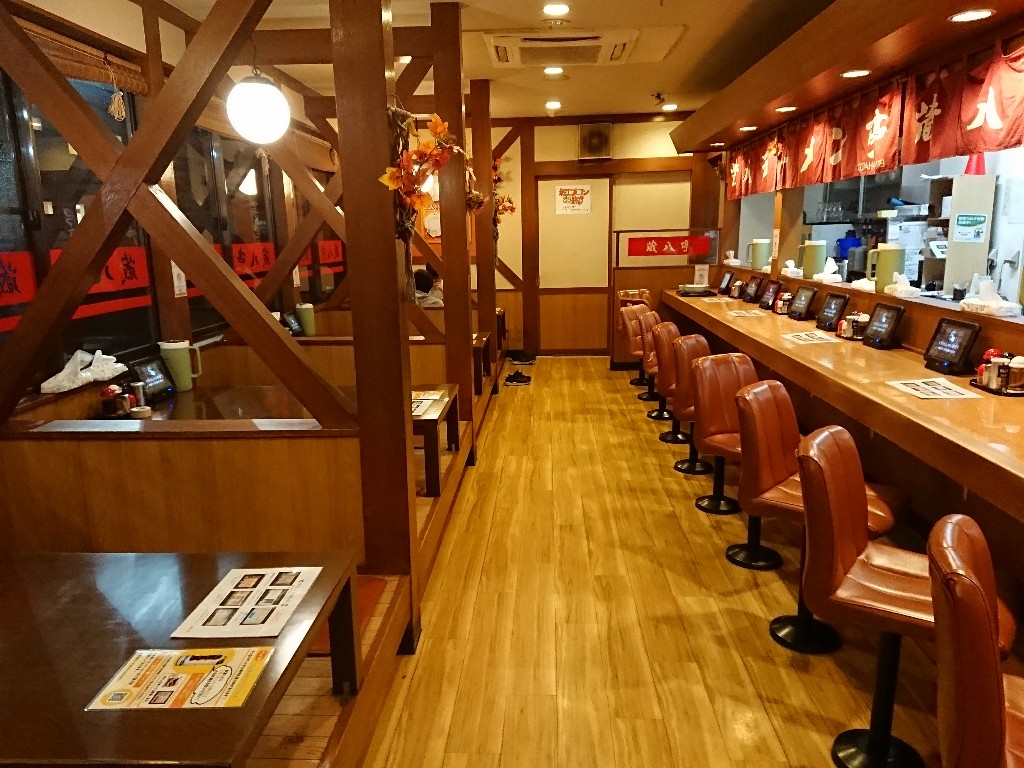 蔵八ラーメン亭 佐沼本店 店内