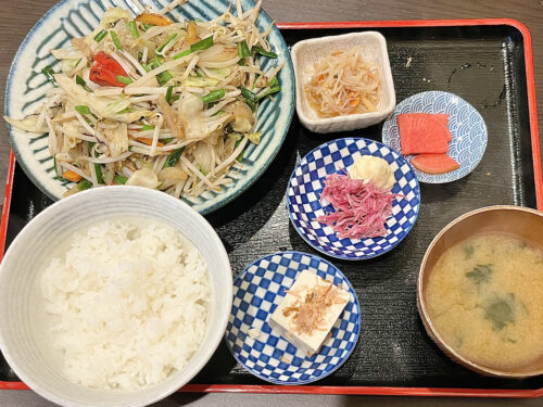 いちわ食堂-野菜炒め2
