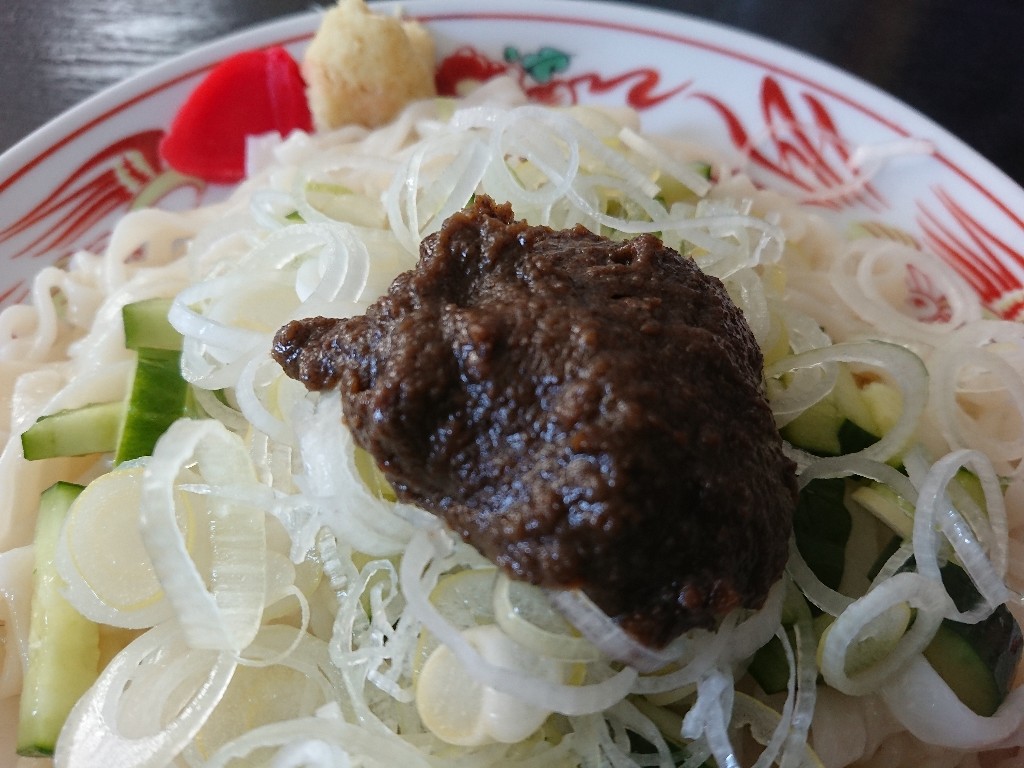 盛岡じゃじゃ麺 ちーたん　食レポ (2)