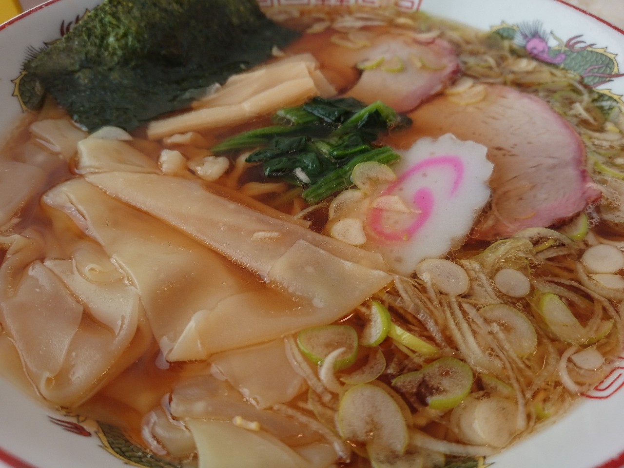 手打ち白河ラーメン さくら　食レポ (2)