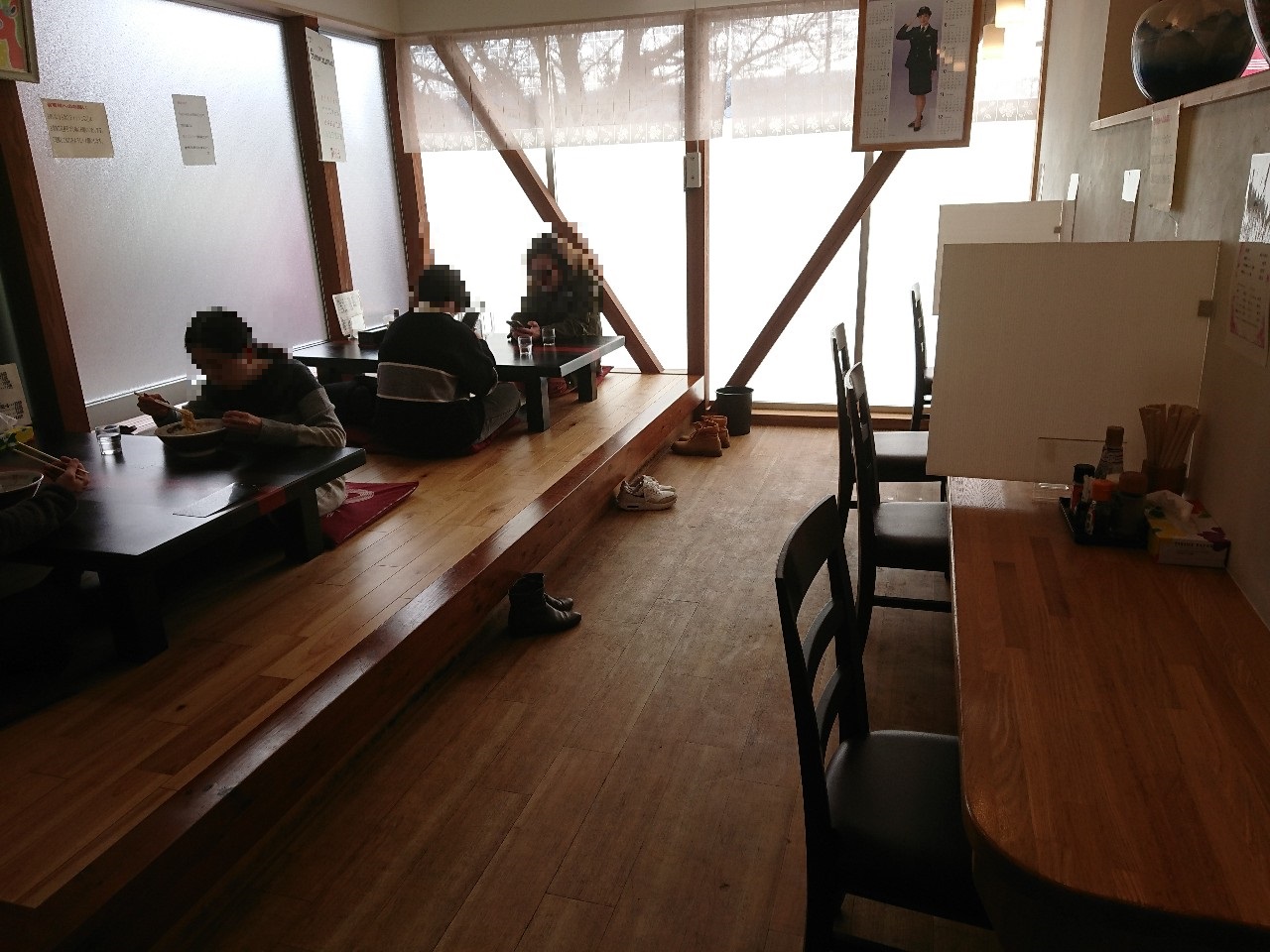 手打ち白河ラーメン さくら　店内 (2)