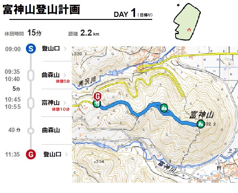 富神山　MAP