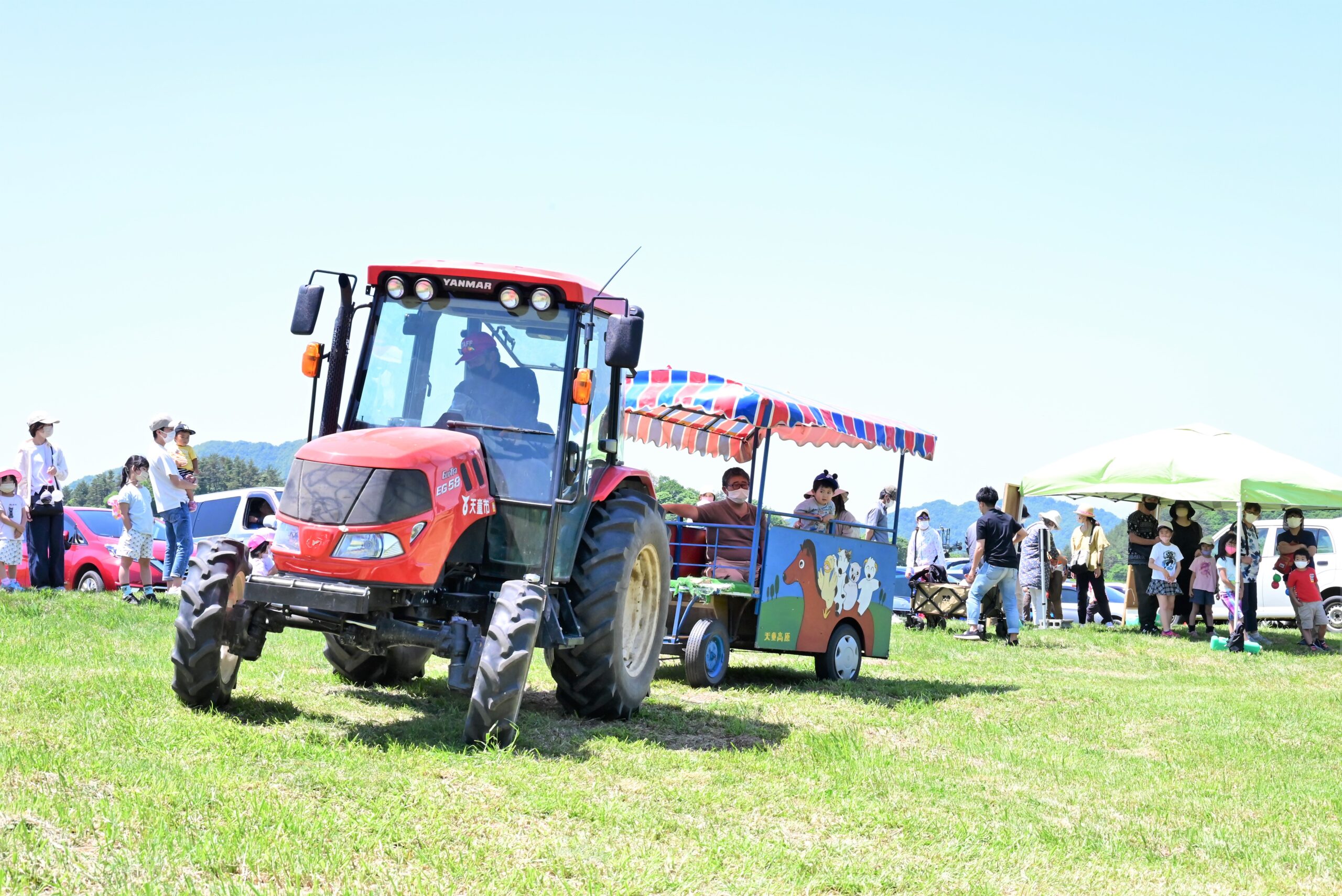 トラクター馬車③