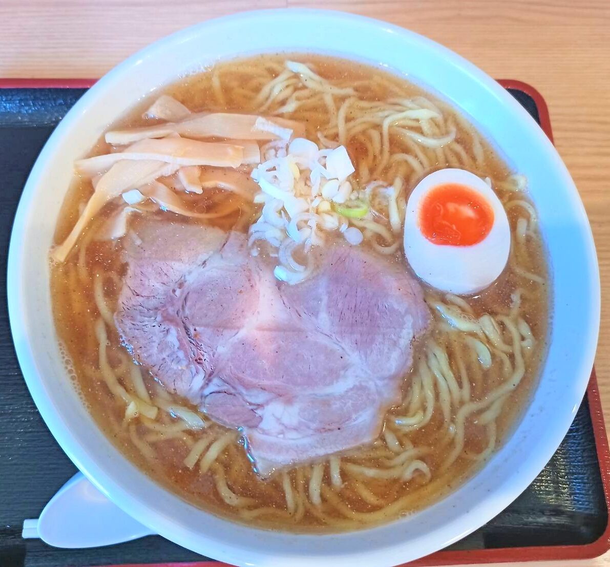 【山形ラーメンレポ】河北町の名店「雪月河。」で「Wスープ中華大盛」りを頂いてきました。