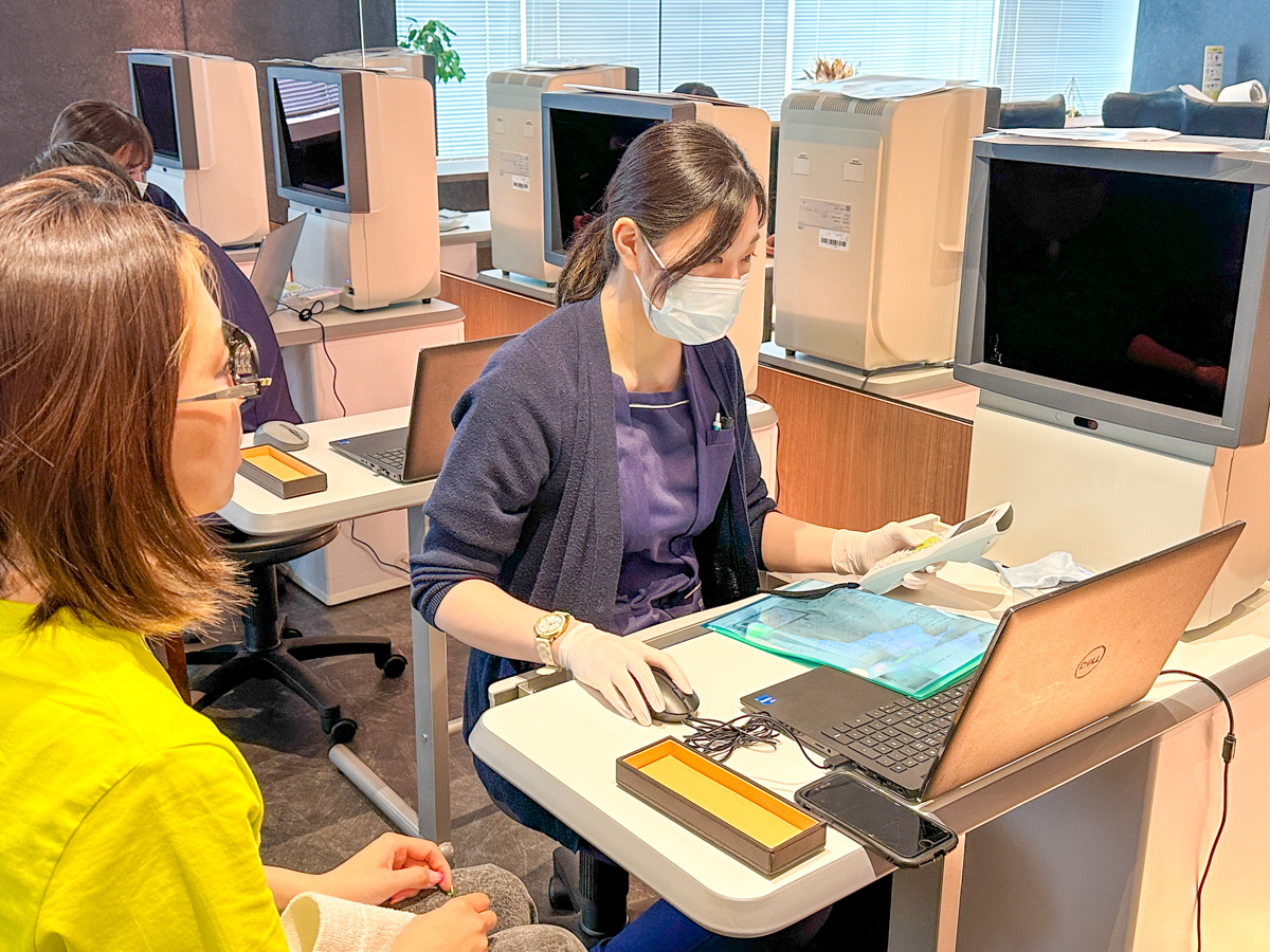 ASUCAアイクリニック-オネーサン翌日検査