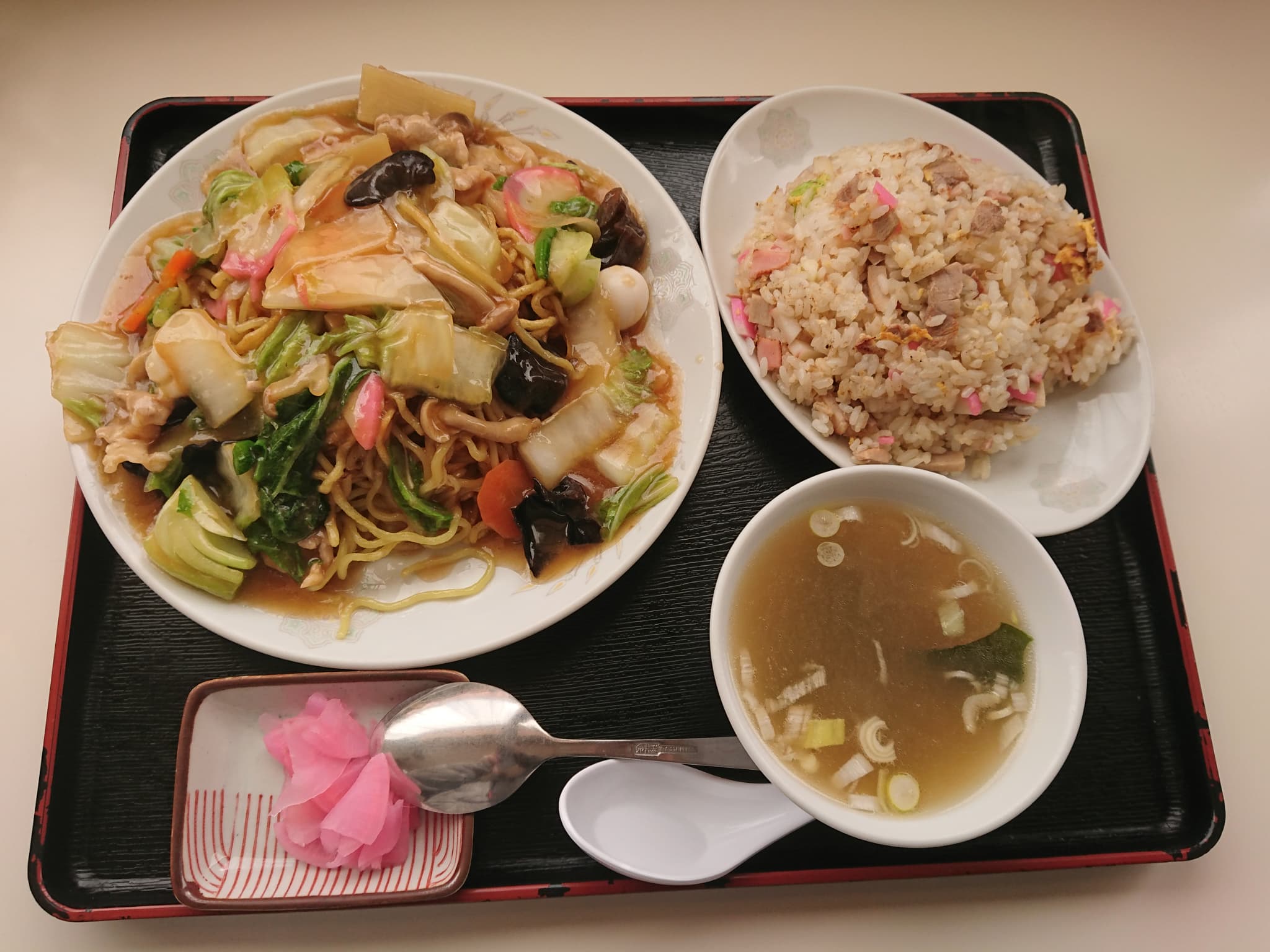 【山形焼きそばレポ】七福ラーメン（天童市中里）｜ボリューム満点のあんかけ焼きそばが人気のお店