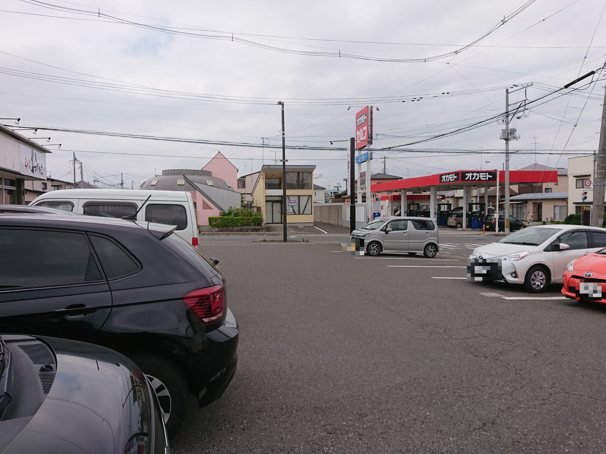 らぁ麺おかむら 駐車場