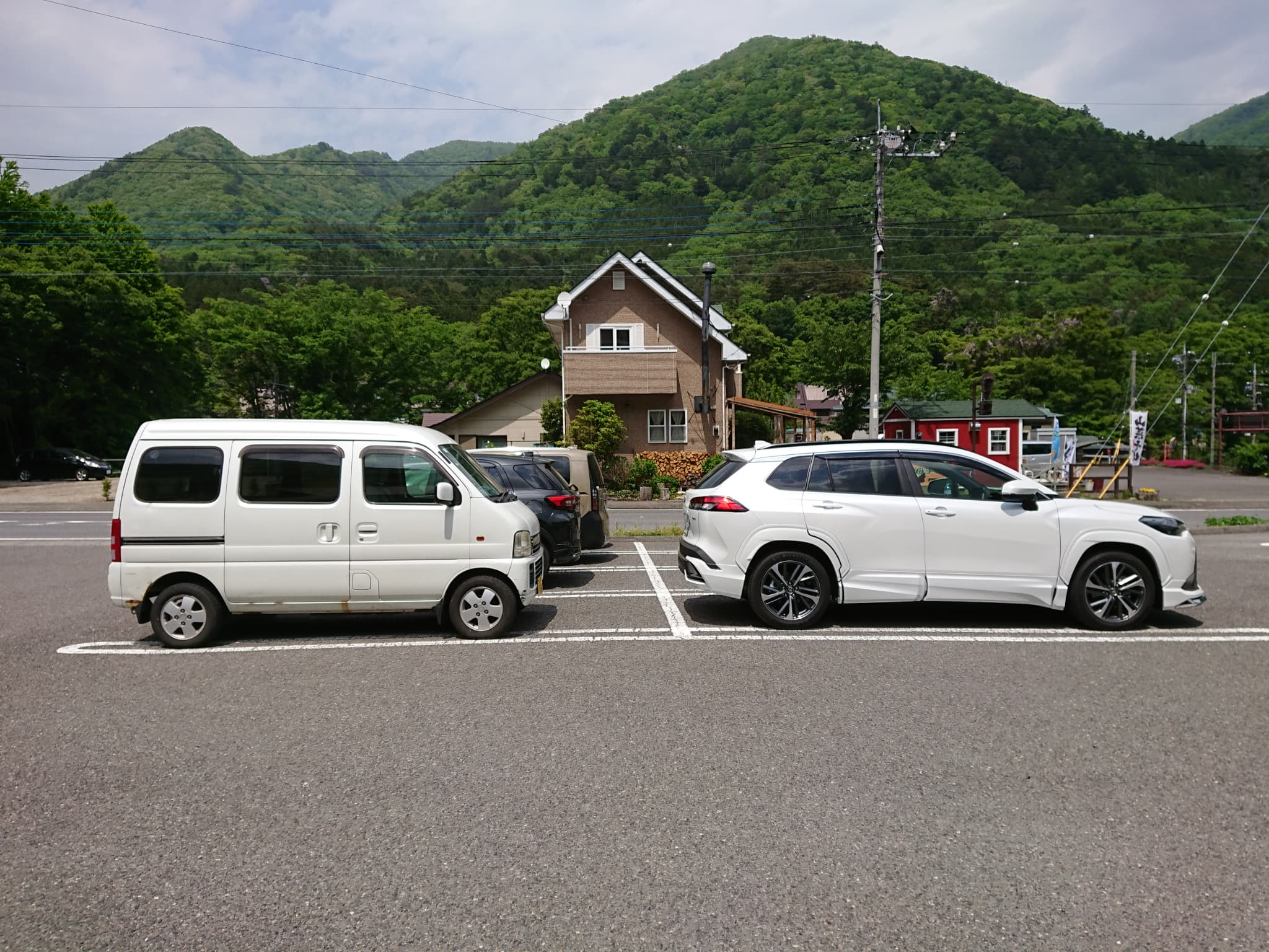 元祖 スープ入焼きそば 釜彦　駐車場