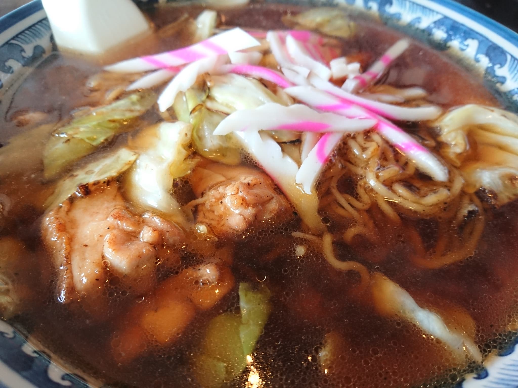 元祖 スープ入焼きそば 釜彦　食レポ (2)