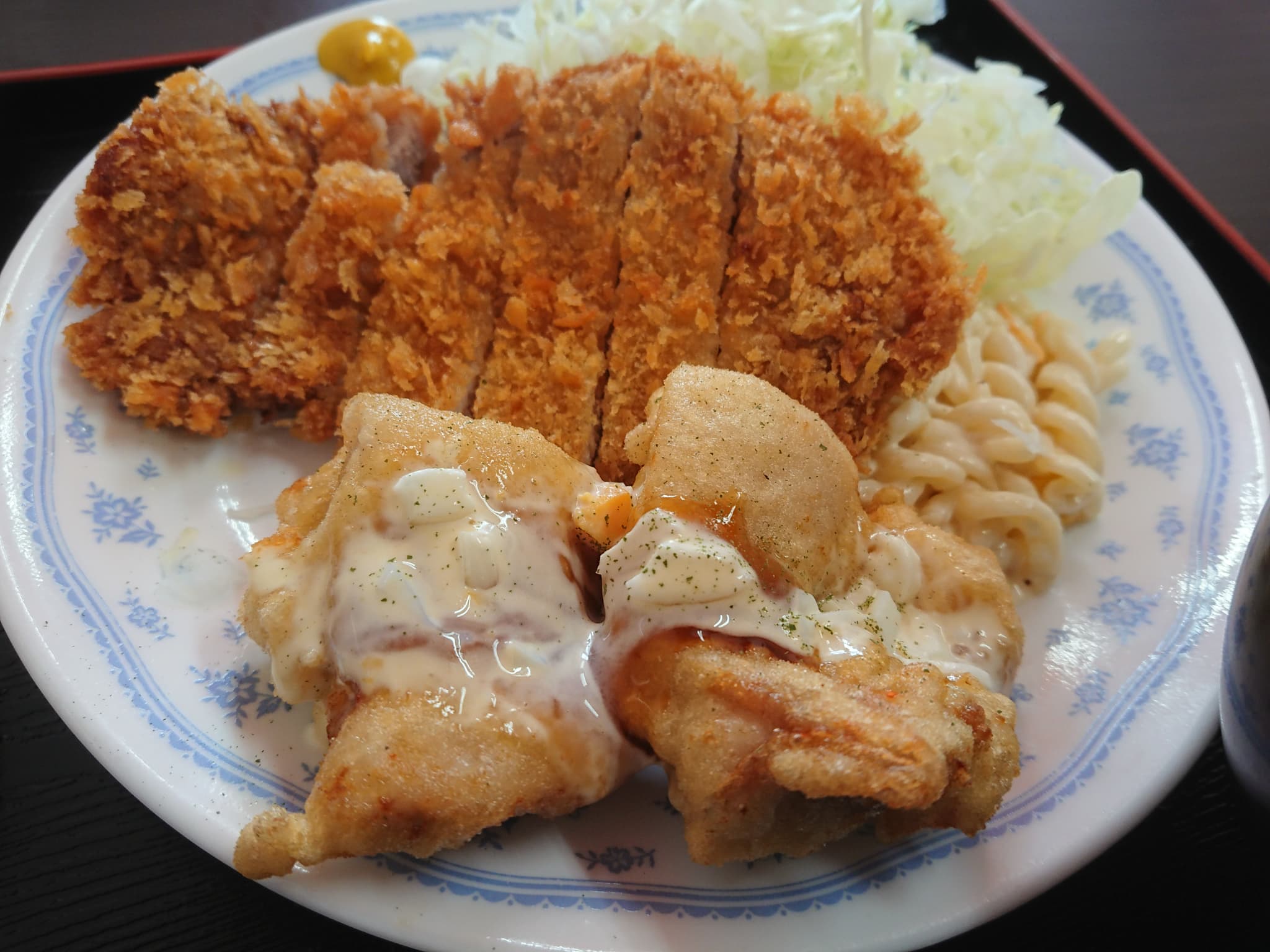 定食おながま　食レポ (2)