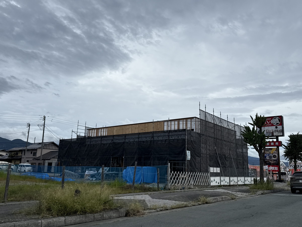【読者情報提供】あの人気焼肉チェーン店が建設中！？　現場に行ってみた！　｜牛角 馬見ヶ崎店
