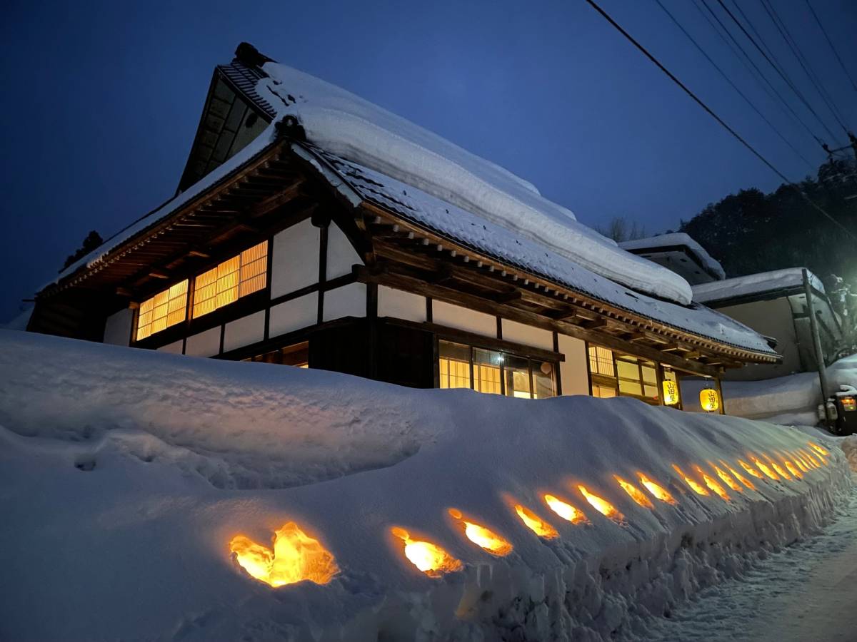 【山形イベント情報2/7-8】楢下宿　雪の提灯回廊2026（上山市）