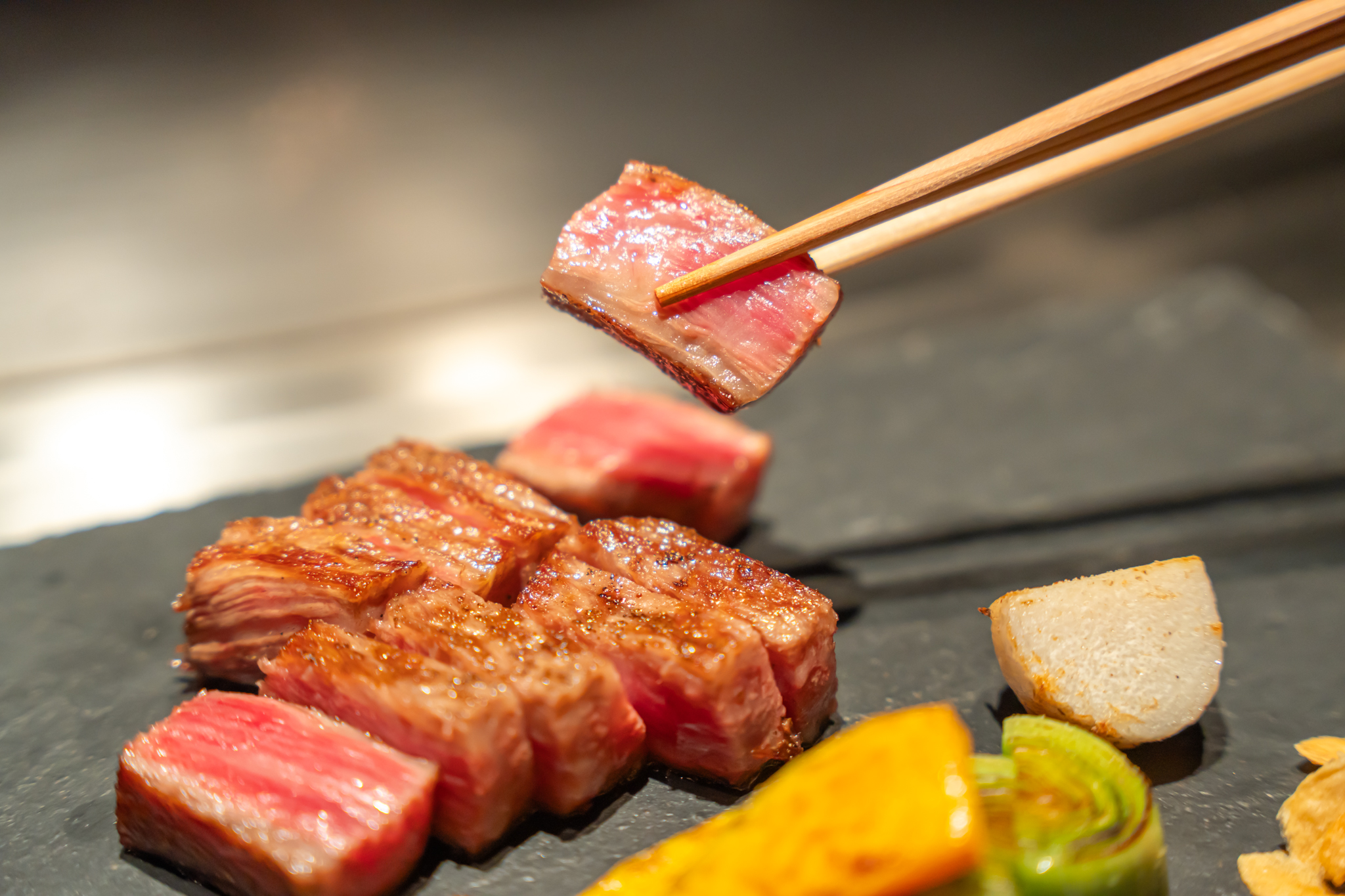 最高の状態で焼き上げられたお肉