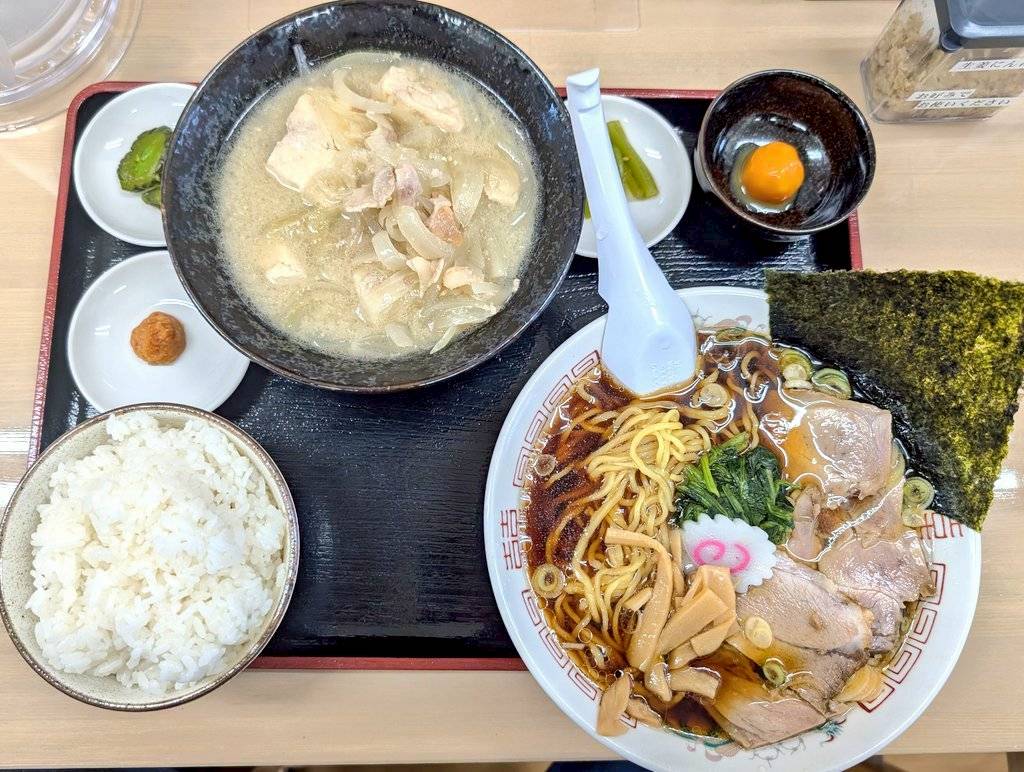 【山形ラーメン新店レポ】生姜醤油ラーメンと豚汁が絶品!東根市の新店「黒島食堂」にお邪魔してきました