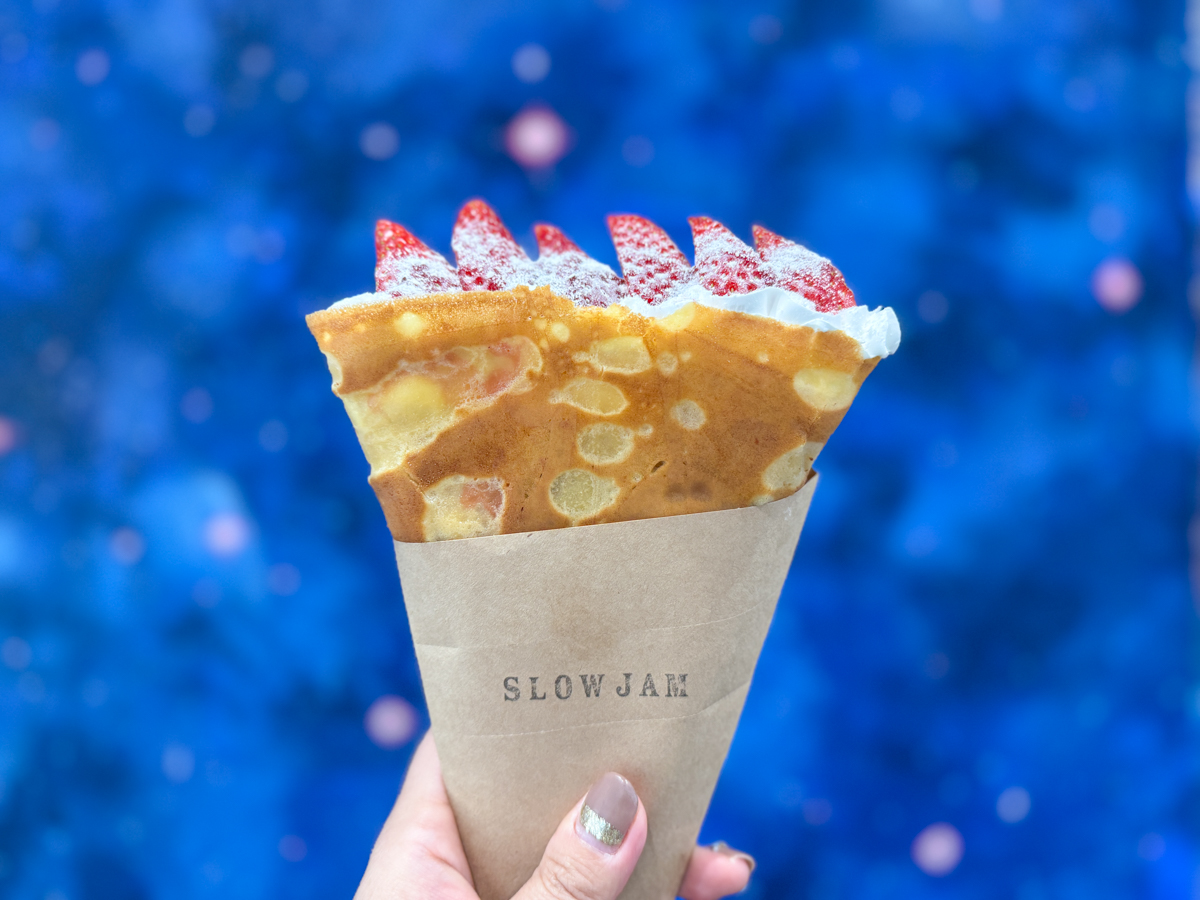【山形】パリパリ食感がたまらない!SLOWJAM ZAOで休日限定「旬いちごクレープ」を食べてきた
