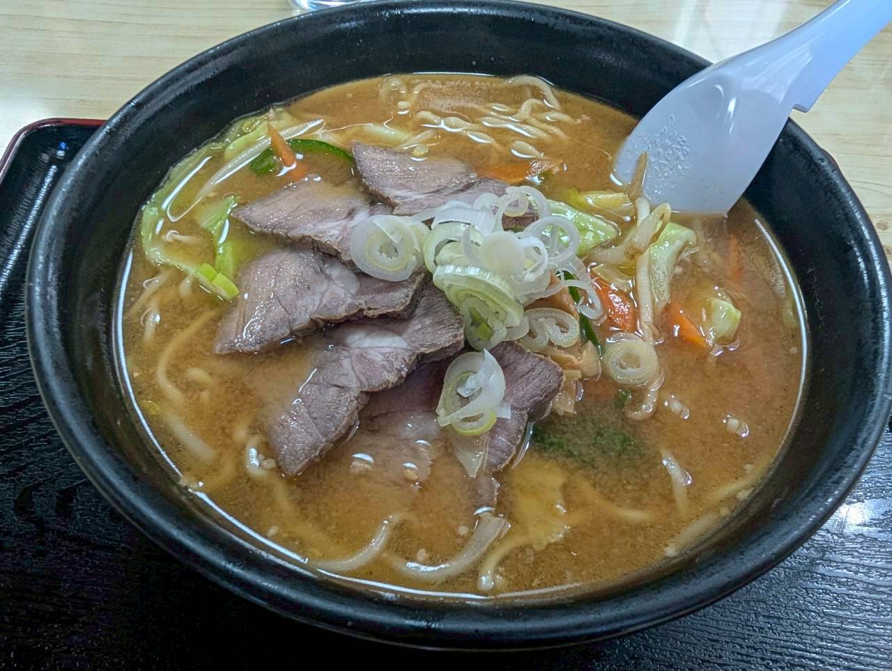 【山形ラーメンレポ】寒河江市の老舗名店「柳生食堂」で「ミソチャーシューメン」を頂いて来ました！