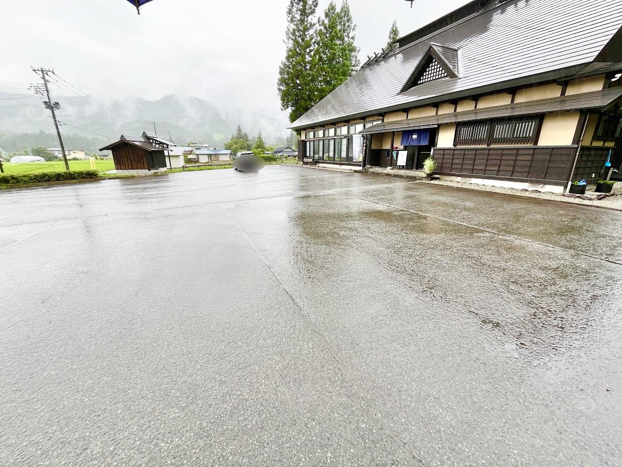 のどか村の駐車場エリア
