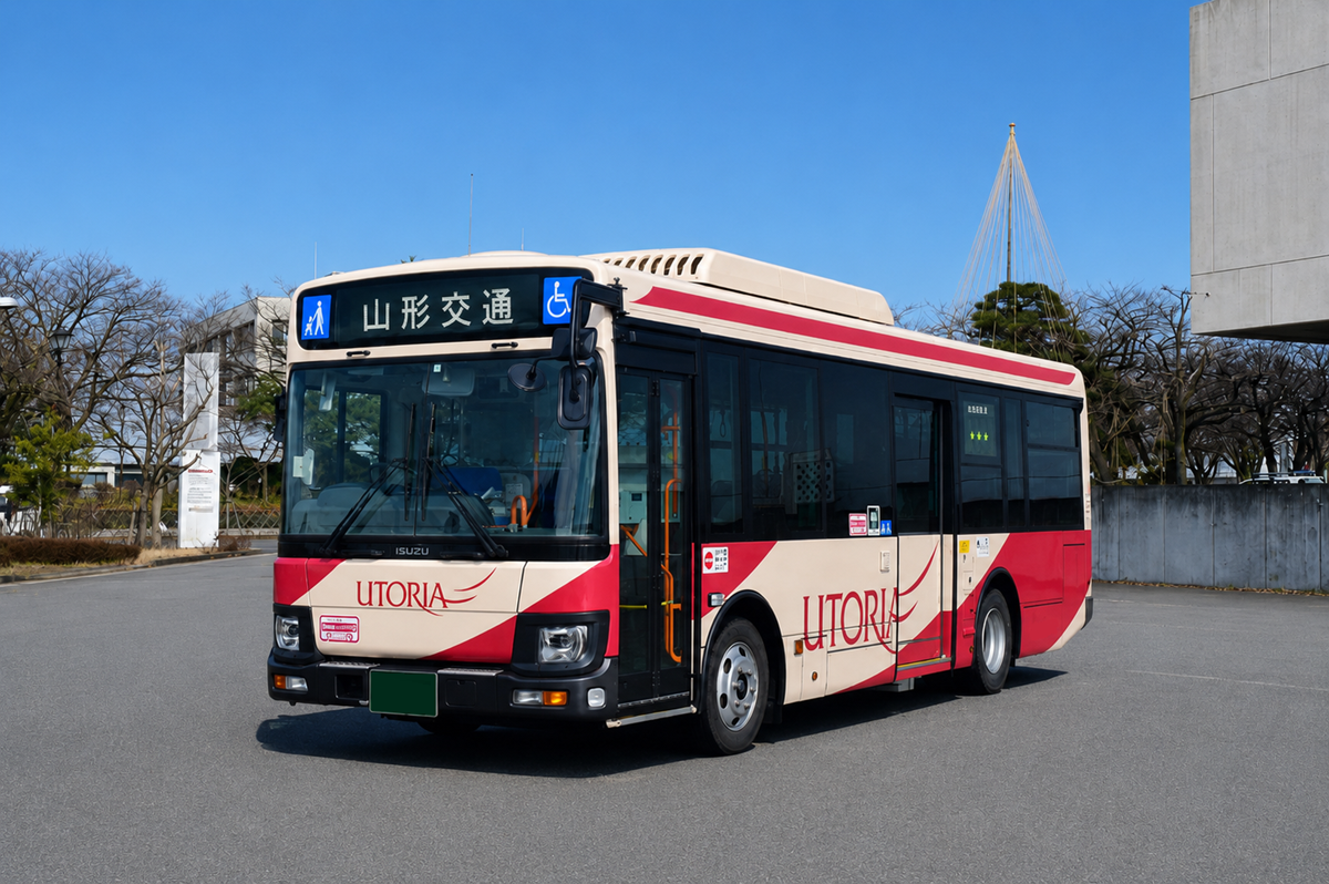 【山形イベント情報 8/13】車内見学＆写真撮影を楽しもう！リナワールドに路線バスがやってくる！