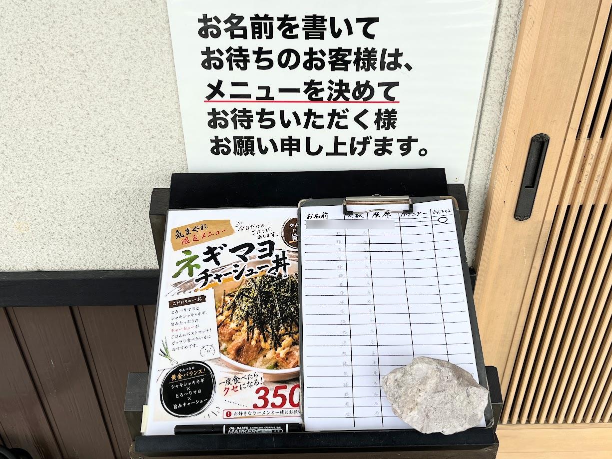 みなみのとんとんウェイティングボード