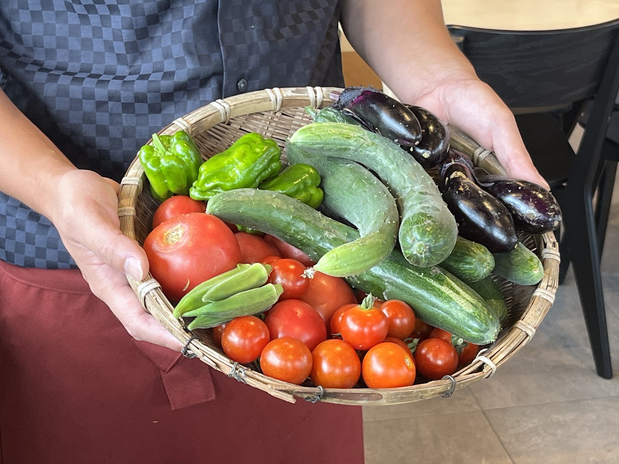 自家農園野菜の案内