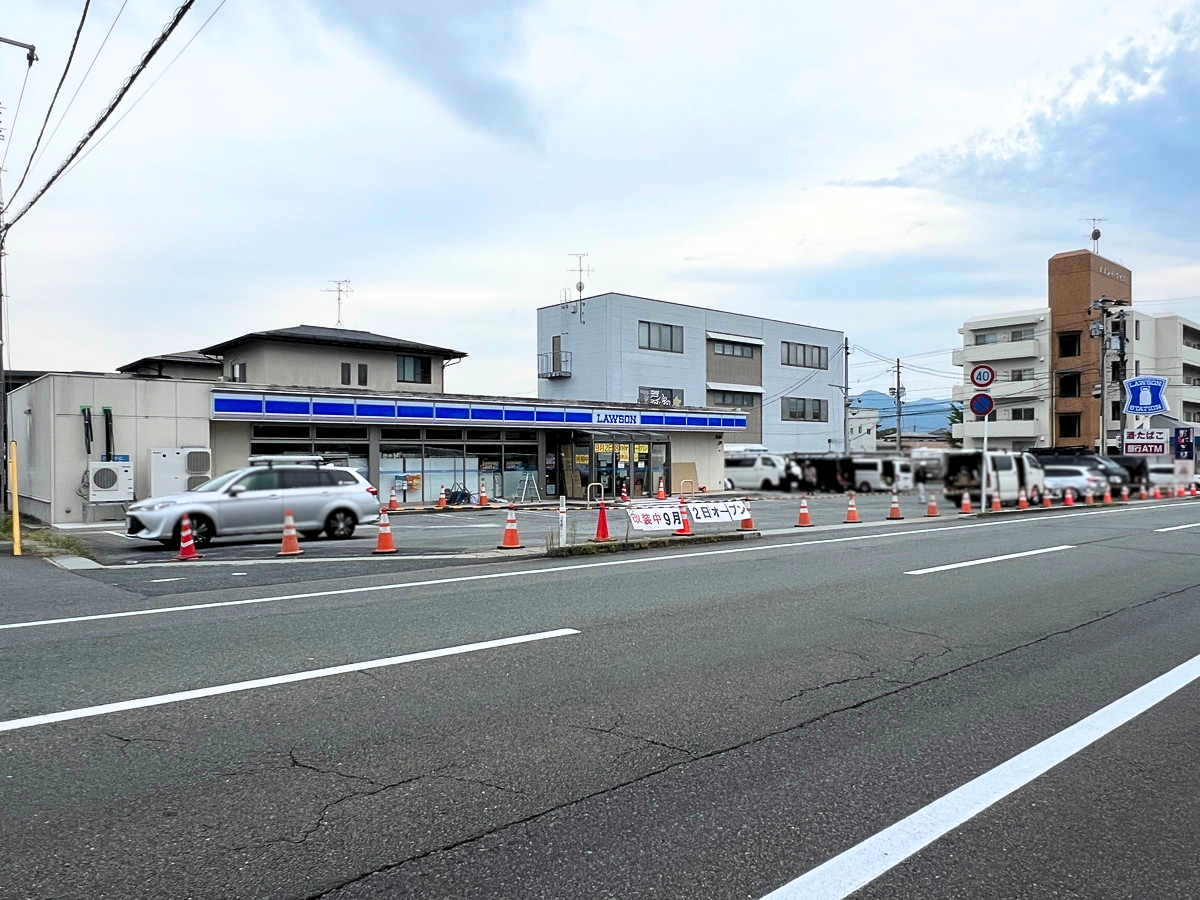 【山形市】いつも寄る人は気をつけて！ローソン山形上町店がリニューアル休業、再開時期まとめ