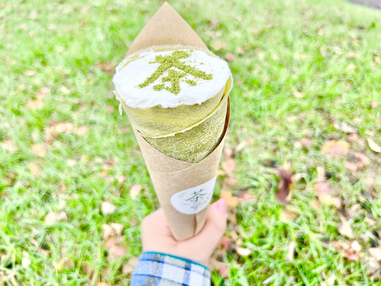 【米沢市】一口で虜になる感動のもっちもち感！イベント限定「Lazy Bear Crepe」の絶品抹茶クレープ